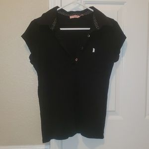 Black Juicy Couture Polo size XL extra large